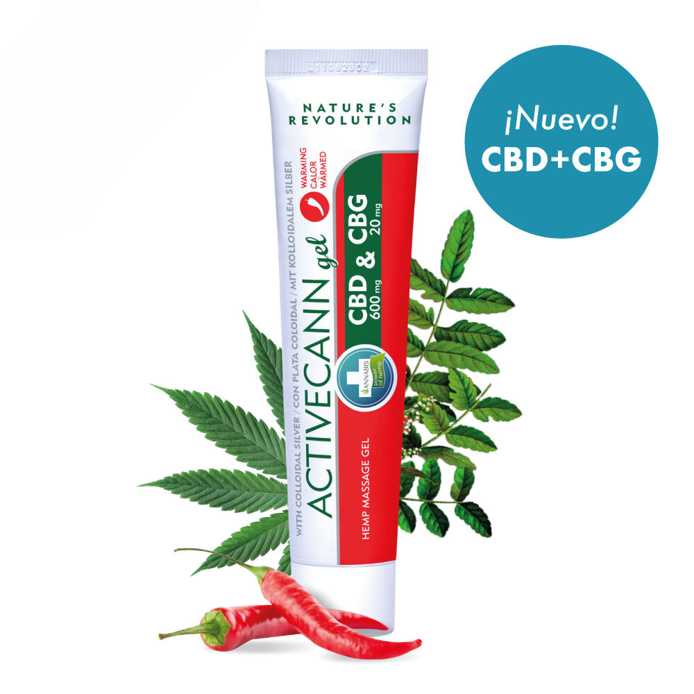 Activecann gel efecto calor CBD+CBG 75 ml - CBD sender