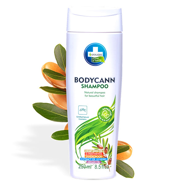 BODYCANN CHAMPÚ · Champú natural y vegano de cáñamo - CBD sender