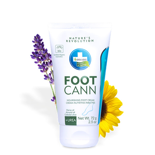 FOOTCANN BIO · Crema cannabis nutritiva para pies secos - CBD sender