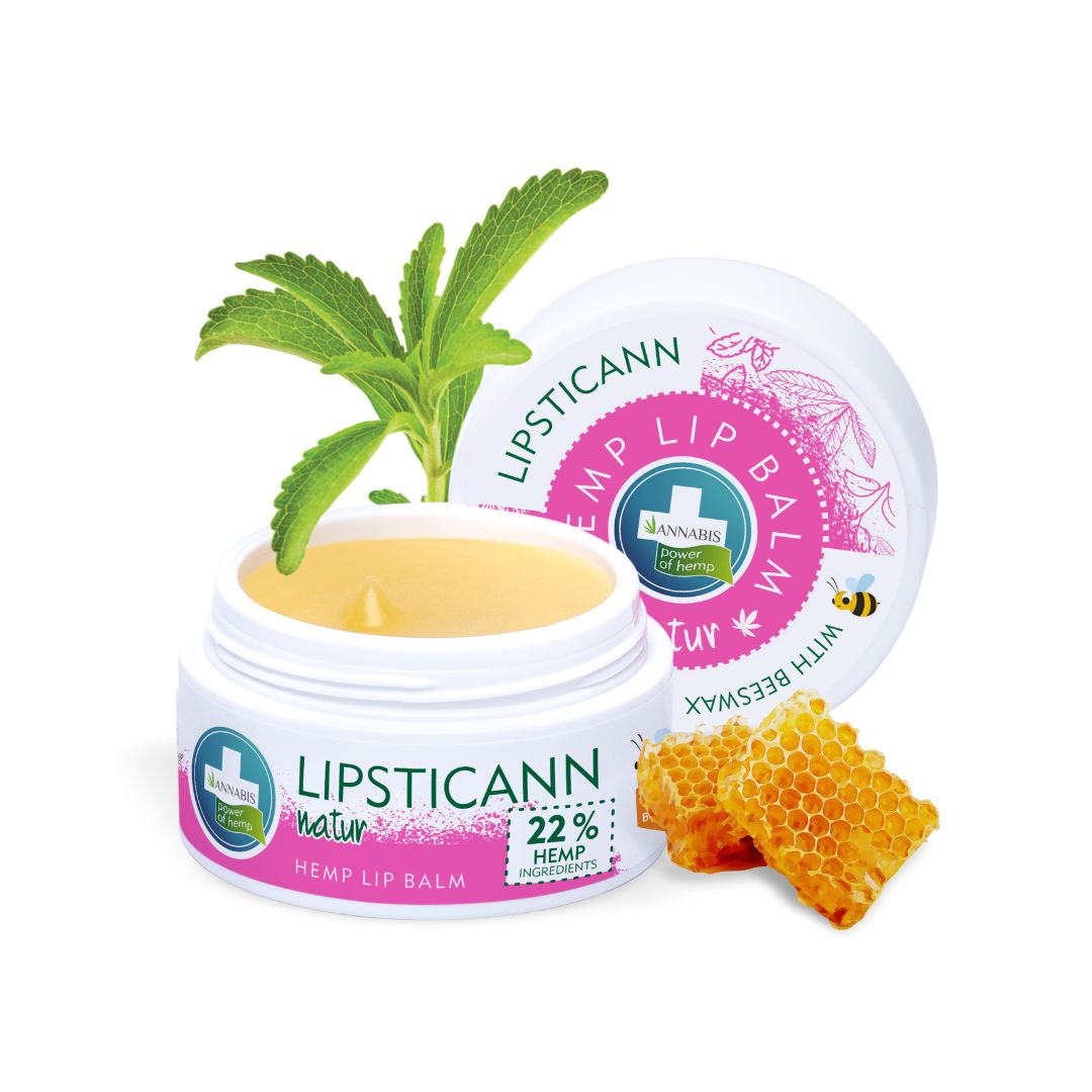 LIPSTICANN NATUR · Bálsamo labial reparador de Cáñamo hidratante y regenerador - CBD sender