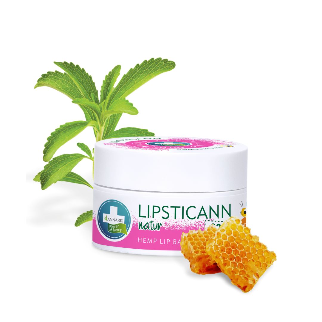 LIPSTICANN NATUR · Bálsamo labial reparador de Cáñamo hidratante y regenerador - CBD sender