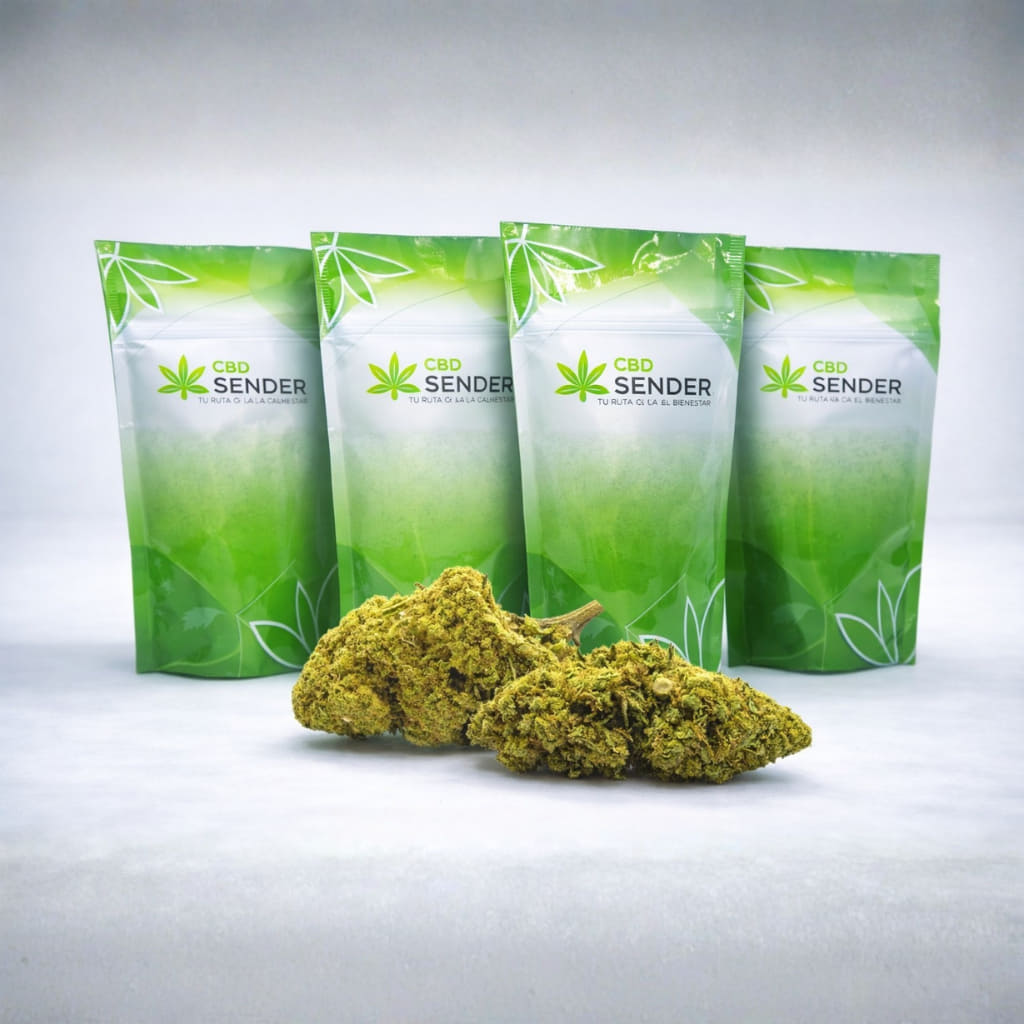 Packs de CBD con flores, resinas y diferentes tipos de cultivo